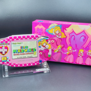 PRINCESS PEACH Custom Gameboy Advance Mod w/ Gift Box