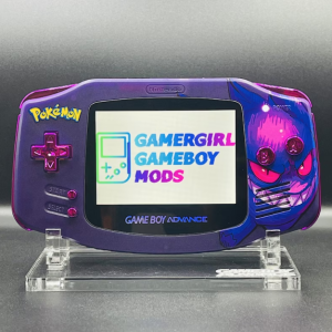 GENGAR PKMN Purple Custom Gameboy Advance Mod w/ Gift Box - Image 2