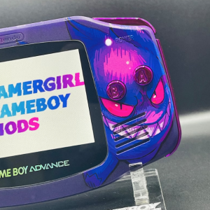 GENGAR PKMN Purple Custom Gameboy Advance Mod w/ Gift Box - Image 3