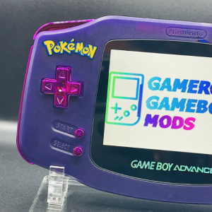 GENGAR PKMN Purple Custom Gameboy Advance Mod w/ Gift Box - Image 4