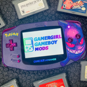 GENGAR PKMN Purple Custom Gameboy Advance Mod w/ Gift Box - Image 8