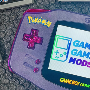 GENGAR PKMN Purple Custom Gameboy Advance Mod w/ Gift Box - Image 10