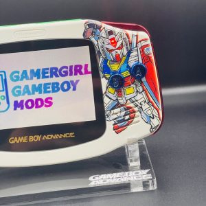 GUNDAM CHROME Custom Gameboy Advance Mod w/ Gift Box - Image 3