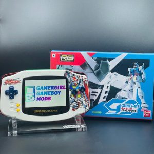 GUNDAM CHROME Custom Gameboy Advance Mod w/ Gift Box
