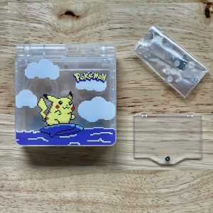 SURFING PIKACHU - Gameboy Advance SP Replacement Shell - Image 2