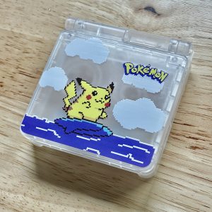SURFING PIKACHU - Gameboy Advance SP Replacement Shell - Image 3