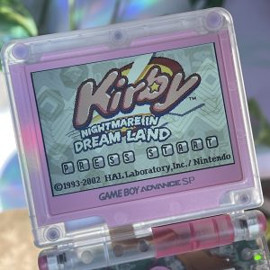 HAPPY KIRBY Custom Gameboy Advance SP Mod - Image 7