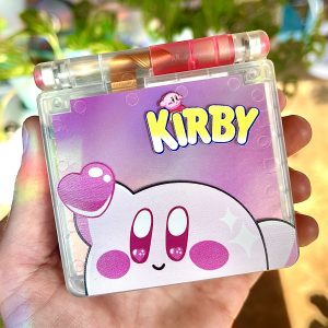 Happy Kirby Custom Gameboy Advance SP Mod