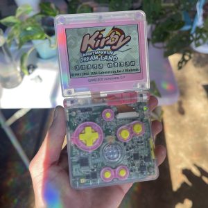 HAPPY KIRBY Custom Gameboy Advance SP Mod - Image 2