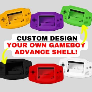 Custom Gameboy Advance Shell Design + UV Print