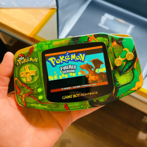 RAYQUAZA Green Custom Gameboy Advance Mod w/ Gift Box - Image 8