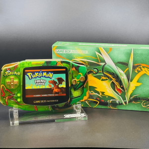 RAYQUAZA Green Custom Gameboy Advance Mod w/ Gift Box