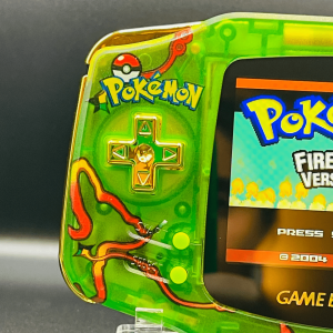 RAYQUAZA Green Custom Gameboy Advance Mod w/ Gift Box - Image 4