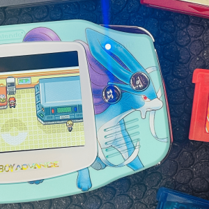 CRYSTAL SUICUNE Custom Gameboy Advance Mod w/ Gift Box - Image 9