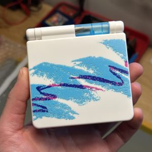 JAZZ RETRO Themed Custom Gameboy Advance SP Mod