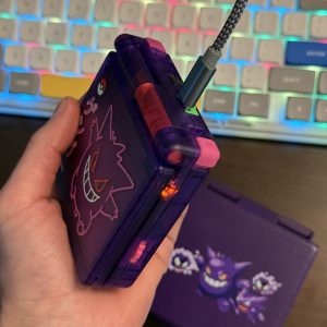 Gengar Custom Gameboy Advance SP Mod - Image 13