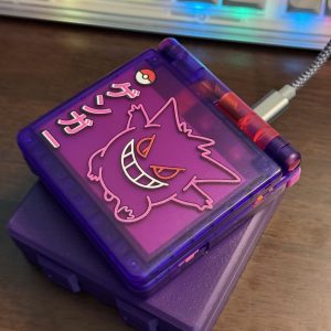 Gengar Custom Gameboy Advance SP Mod - Image 14