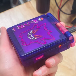 Gengar Custom Gameboy Advance SP Mod - Image 7