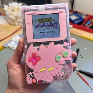 KIRBY Themed Custom Game Boy DMG