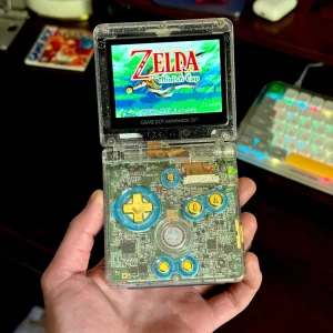 Link Stained Glass Game Boy Advance SP | IPS V5 + USB-C | Enhanced Audio + 100-Day Warranty - Image 3