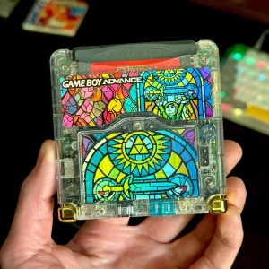 Link Stained Glass Game Boy Advance SP | IPS V5 + USB-C | Enhanced Audio + 100-Day Warranty - Image 7