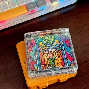 Link Stained Glass Game Boy Advance SP | IPS V5 + USB-C | Enhanced Audio + 100-Day Warranty - Image 12