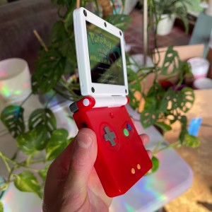 Pocket Monsters Edition | Gameboy Advance SP IPS V5 | Modded GBA SP Console - Image 8