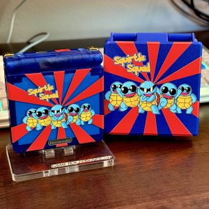 Squirtle Squad Edition | Gameboy Advance SP IPS V5 | Modded Gba SP Console