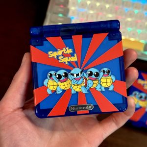 Squirtle Squad Edition | Gameboy Advance SP IPS V5 | Modded Gba SP Console - Image 4